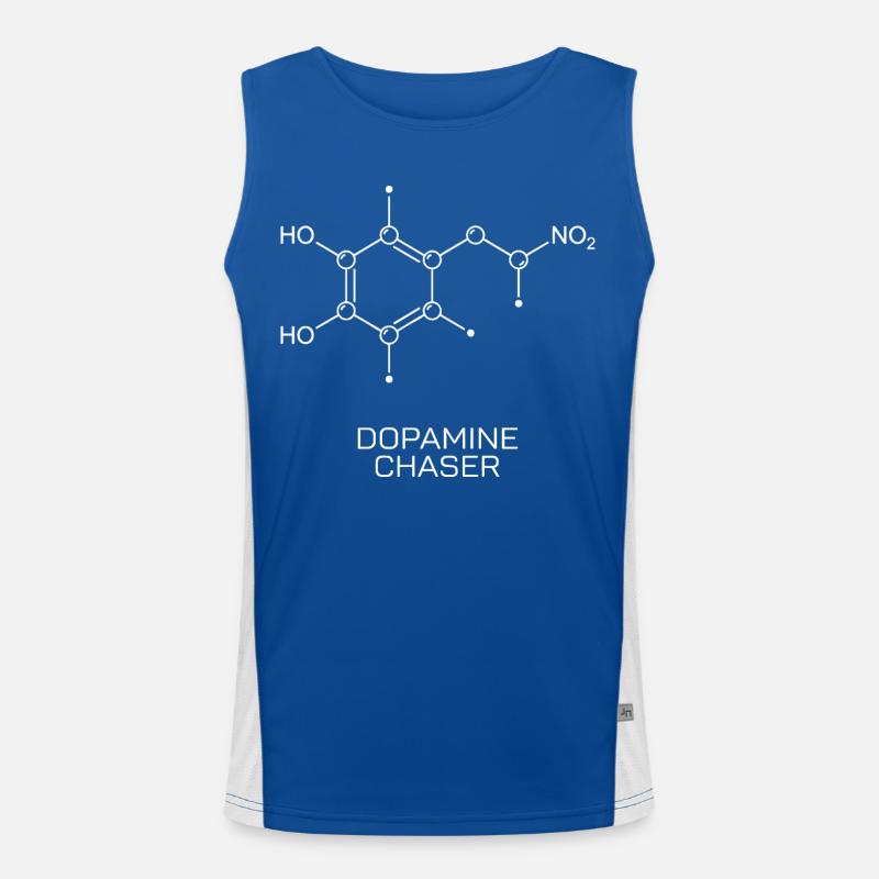 Dopamine Chaser Molecule Men's Functional Contrast Tank Top 