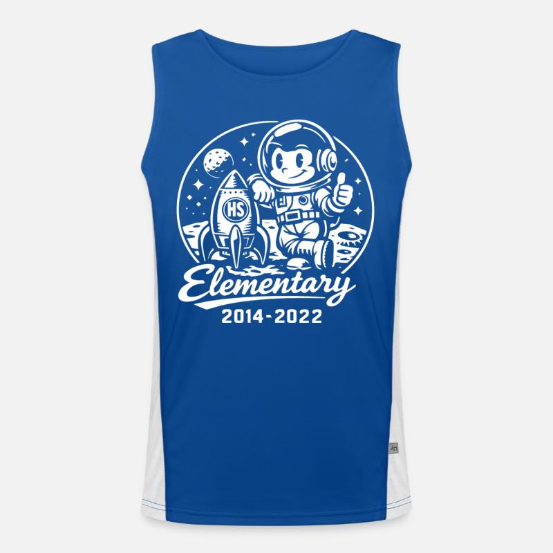 Astronaute Élémentaire Lune Débardeur respirant contrasté Homme 