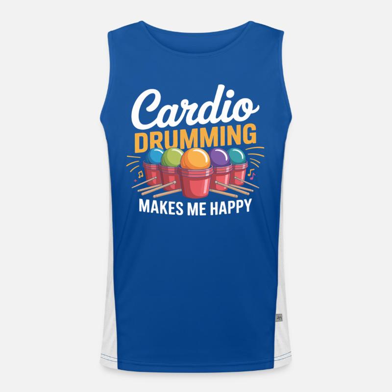Cardio Drumming Joy Débardeur respirant contrasté Homme 