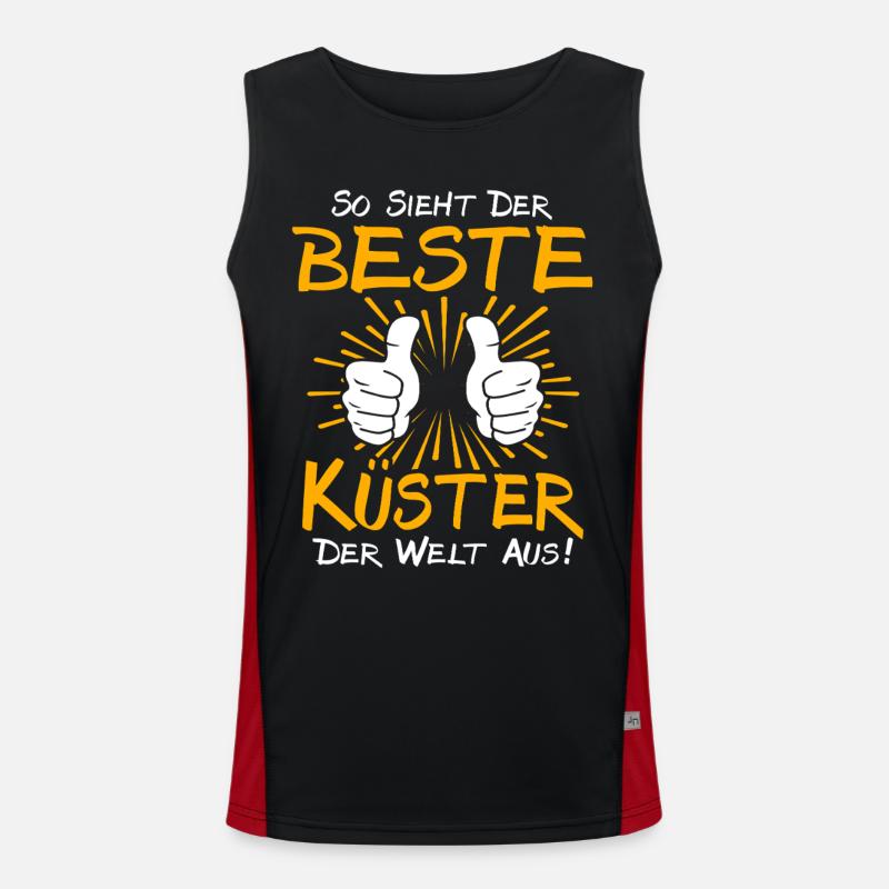 Sexton Gift Idea Men's Functional Contrast Tank Top 