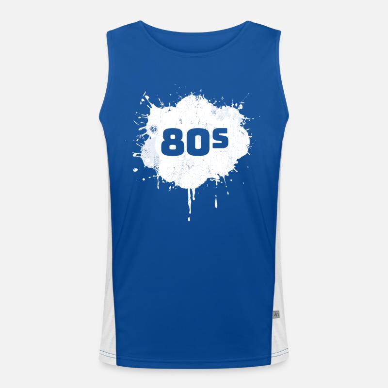 80s Men's Functional Contrast Tank Top 