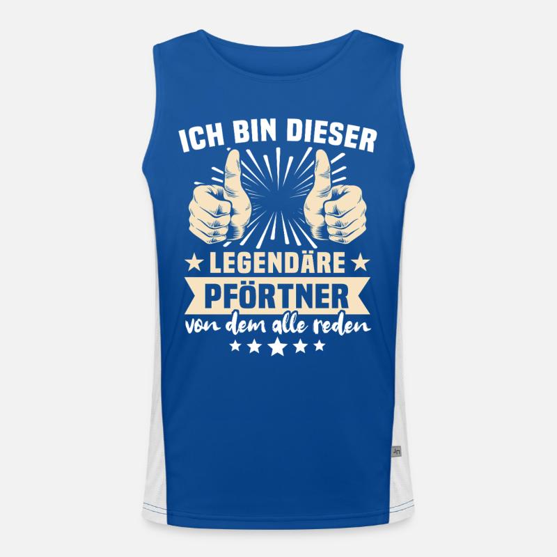 Gatekeeper sayings Men's Functional Contrast Tank Top 