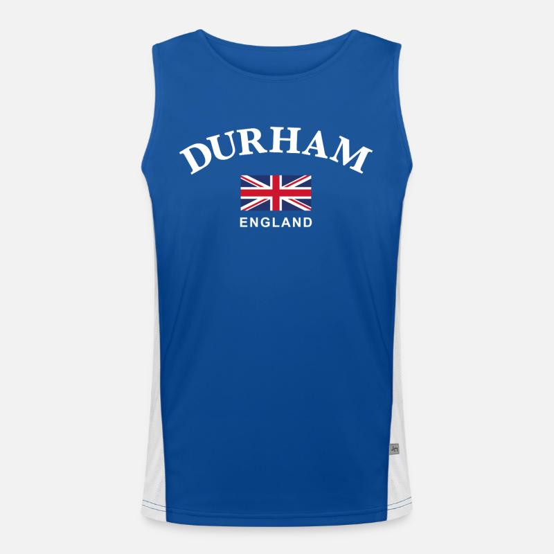 Durham, England Men's Functional Contrast Tank Top 