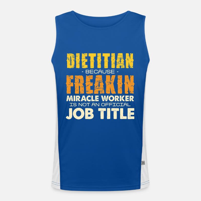 Diät Diätassistent Wunder Shirt Funktionelles Kontrast-Tank Top für Männer 