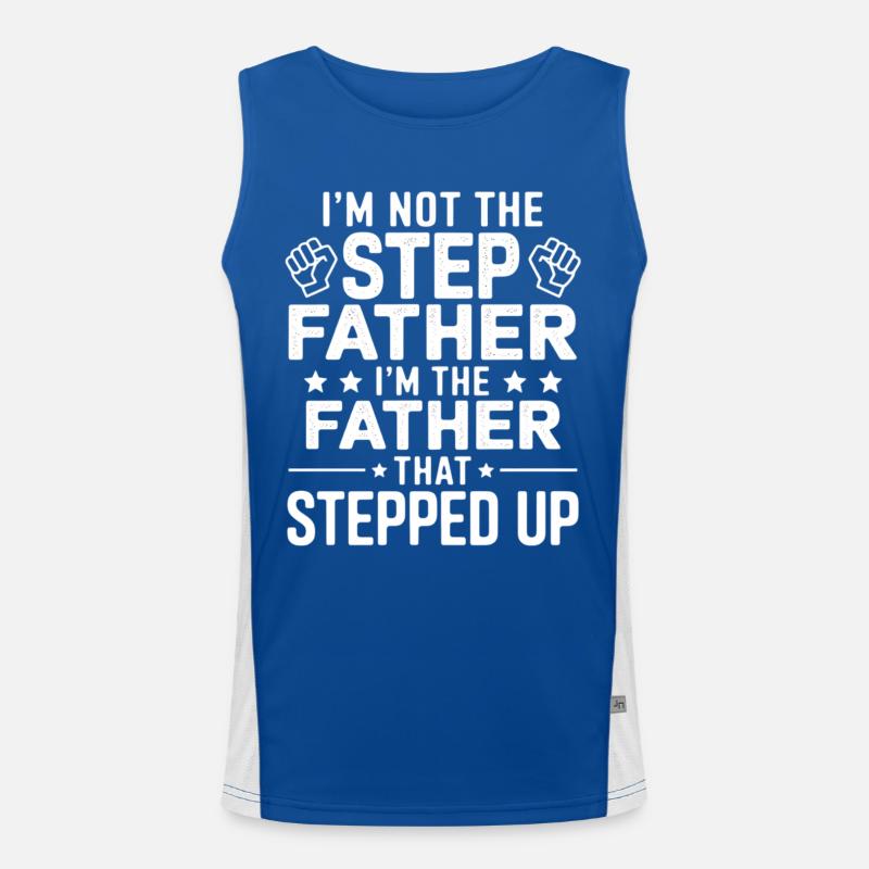 Father Role Brave Role Model Graphic Men's Functional Contrast Tank Top 