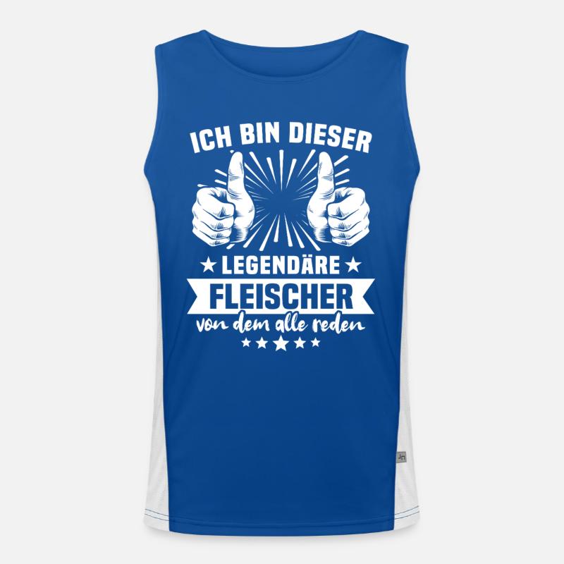 Butcher legend Men's Functional Contrast Tank Top 