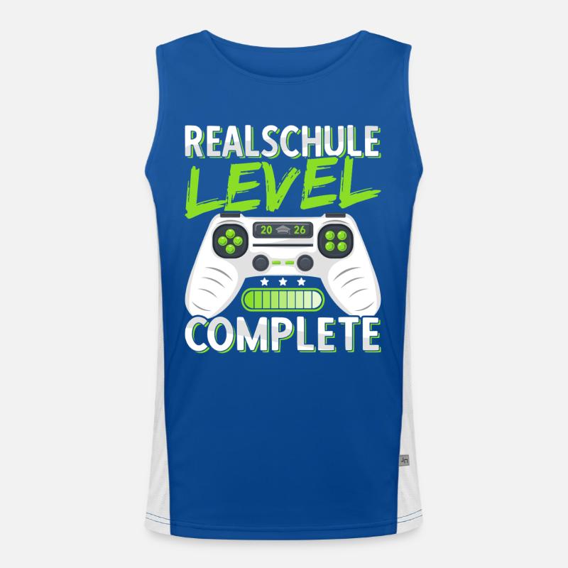 Realschule Abschluss 2026 Realschulabschluss Junge Funktionelles Kontrast-Tank Top für Männer 