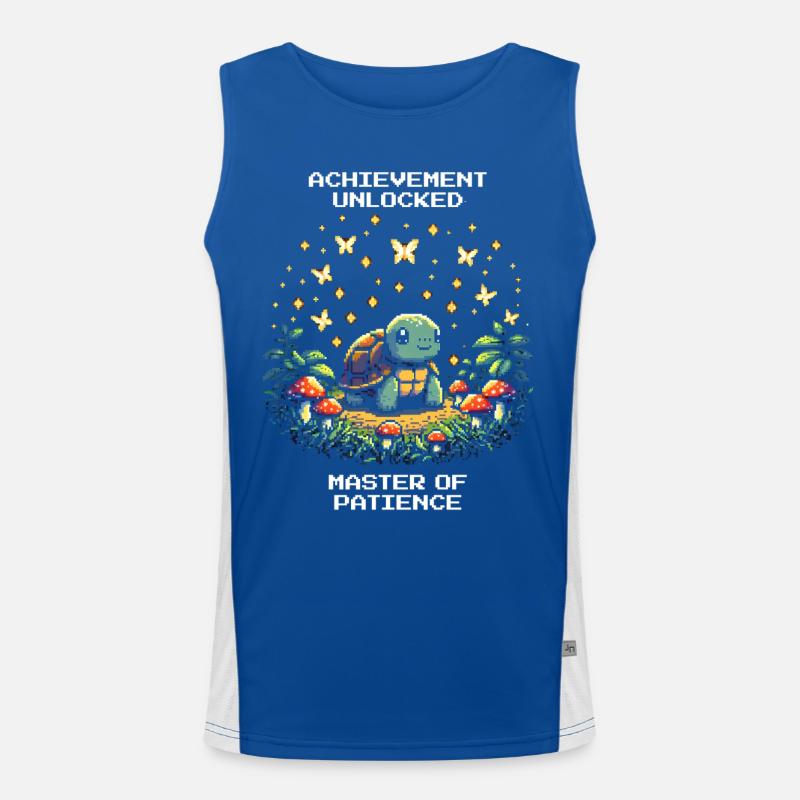 Patience Unlocked | Turtle Men's Functional Contrast Tank Top 