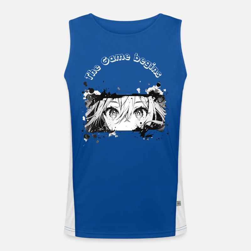 Gaming Anime  Geschenkidee Funktionelles Kontrast-Tank Top für Männer 