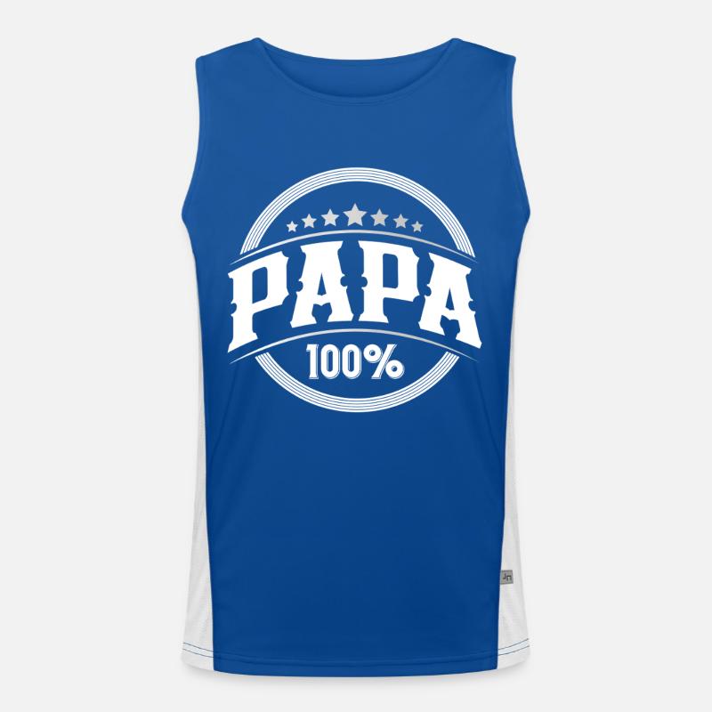 Papa Débardeur respirant contrasté Homme 