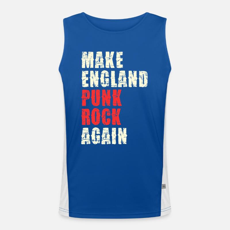 Faire de l’Angleterre le punk rock à nouveau Débardeur respirant contrasté Homme 