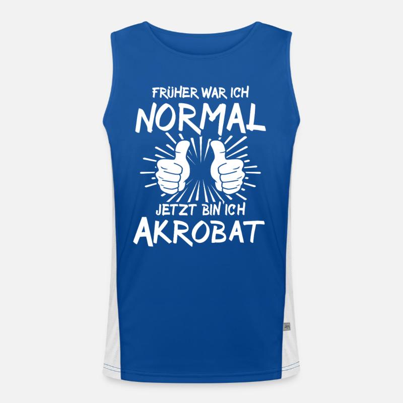 Akrobat Funktionelles Kontrast-Tank Top für Männer 
