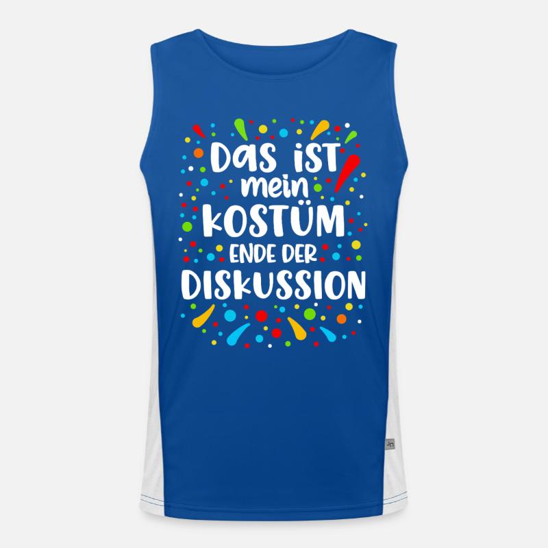 Das Ist Mein Kostüm Ende Der Diskussion Funktionelles Kontrast-Tank Top für Männer 