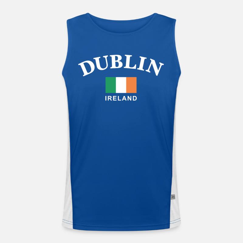 Dublin, Ireland Men's Functional Contrast Tank Top 