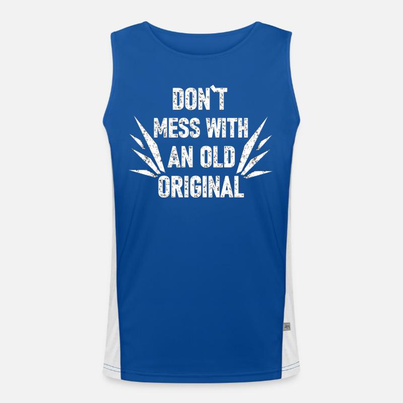 Cool Saying Rocker Men's Functional Contrast Tank Top 