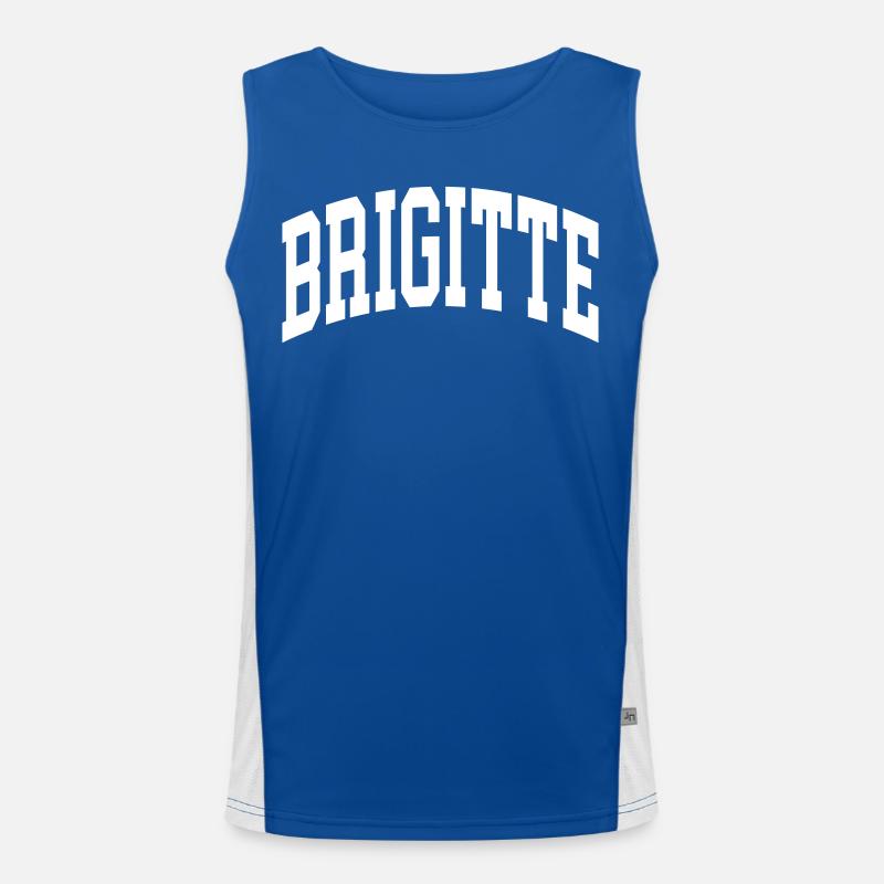 Brigitte Funktionelles Kontrast-Tank Top für Männer 