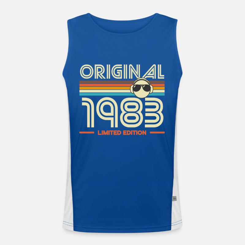Original 1983 Retro Edition Débardeur respirant contrasté Homme 