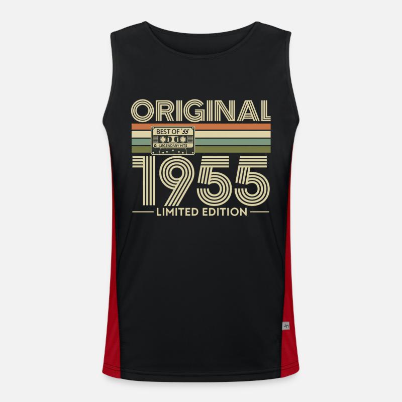 Original 1955 Retro Heritage Men's Functional Contrast Tank Top 