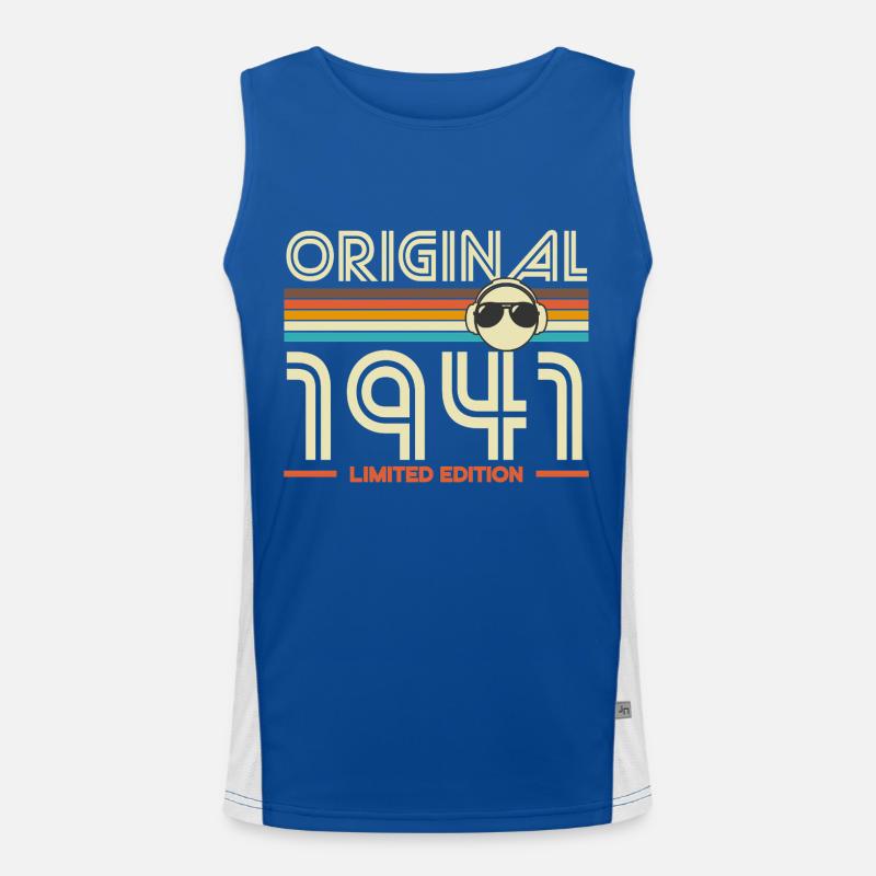 Originale limitierte Ausgabe von 1941 Funktionelles Kontrast-Tank Top für Männer 