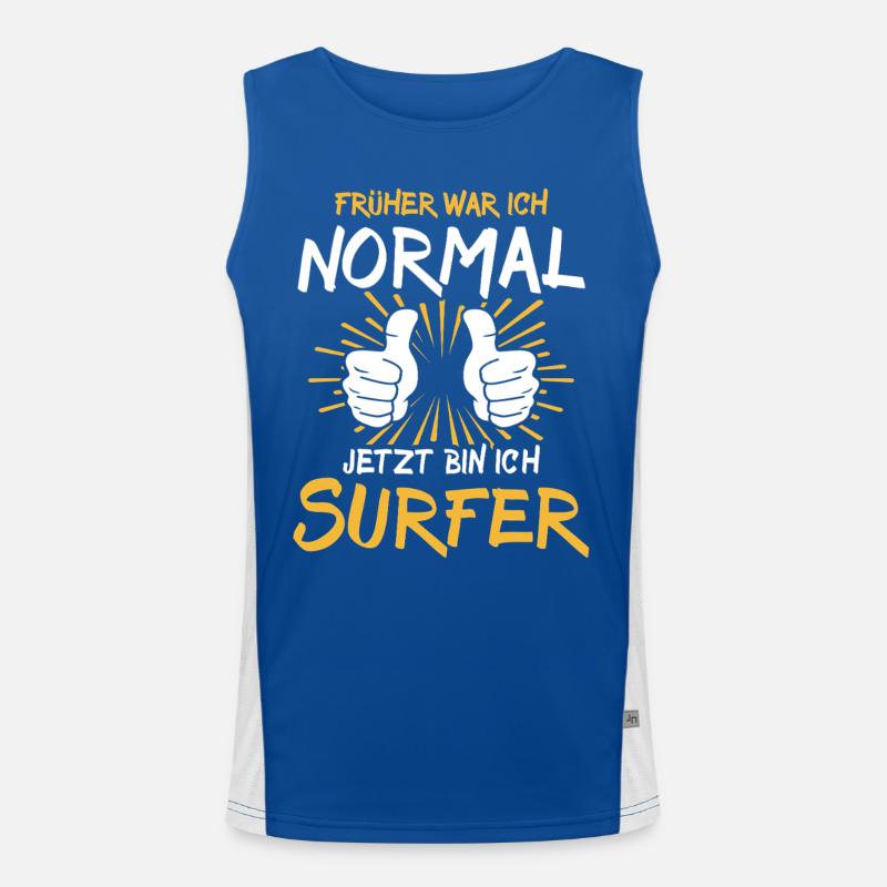 Dicton de surfeur Débardeur respirant contrasté Homme 