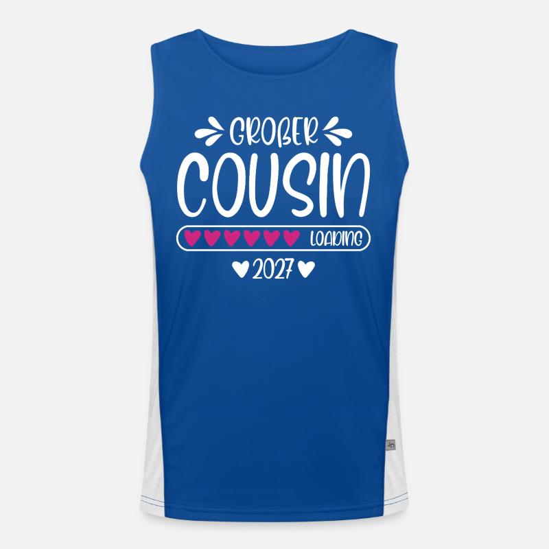 Großer Cousin 2027 loading Funktionelles Kontrast-Tank Top für Männer 