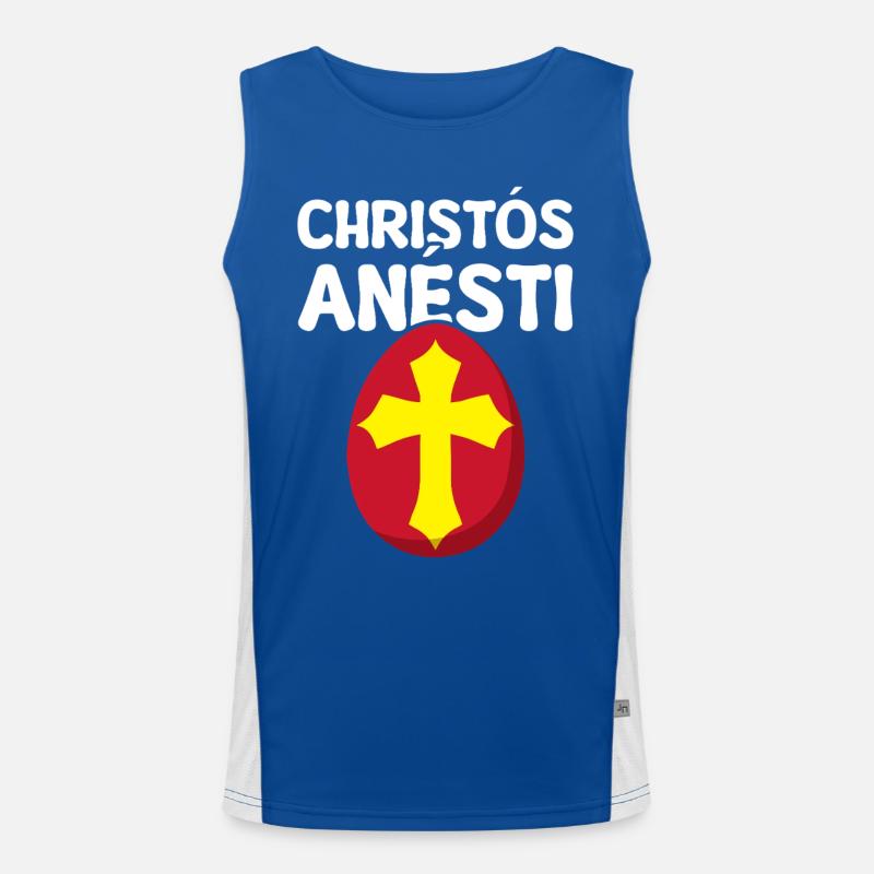 Œuf de Pâques grec de Christos Anesti Débardeur respirant contrasté Homme 