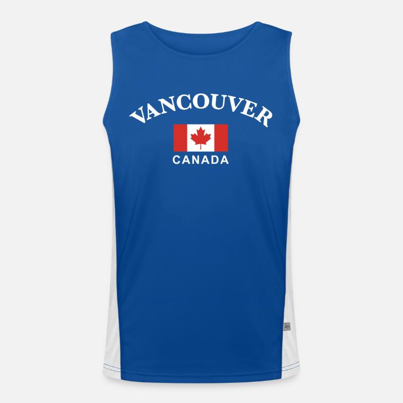 Vancouver, Canada Débardeur respirant contrasté Homme 