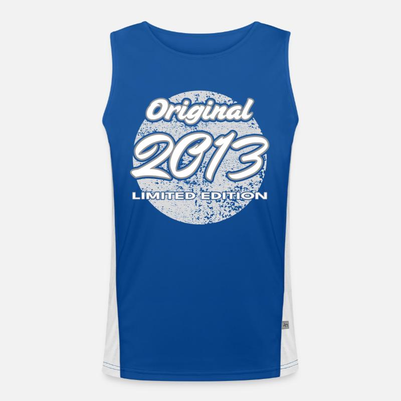 13. Geburtstag 2013 Jungen und Mädchen Geschenk Funktionelles Kontrast-Tank Top für Männer 
