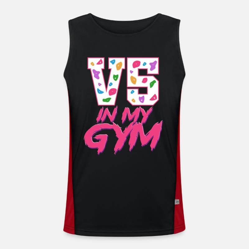 Indoor Klettern Indoorklettern Funktionelles Kontrast-Tank Top für Männer 