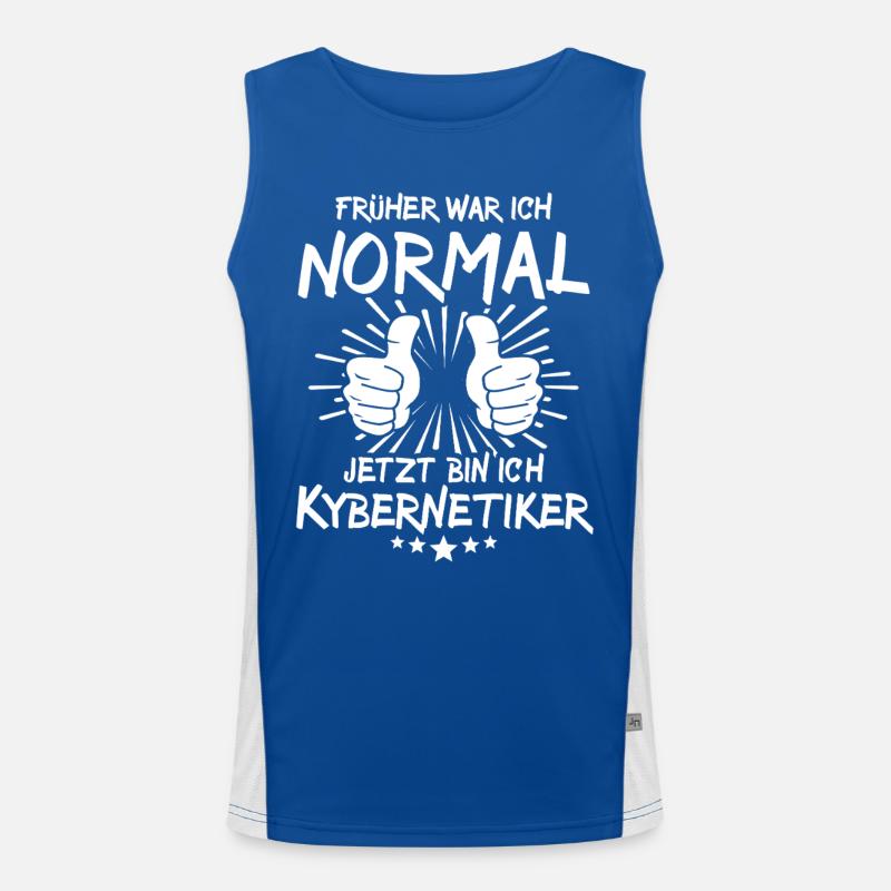 Kybernetiker Funktionelles Kontrast-Tank Top für Männer 