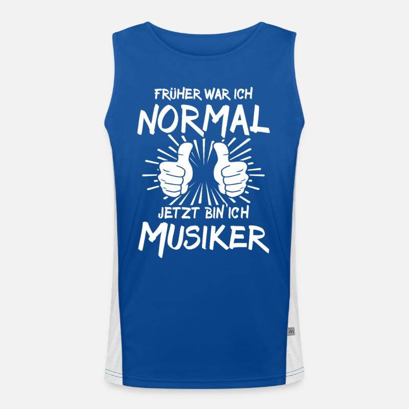 Musiker Funktionelles Kontrast-Tank Top für Männer 