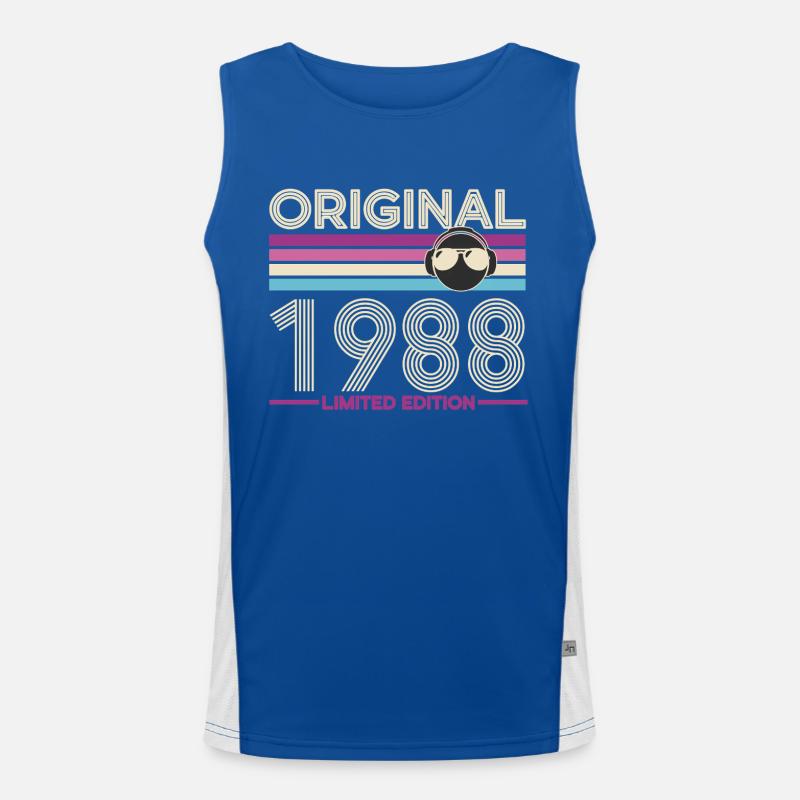 Original 1988 édition limitée Débardeur respirant contrasté Homme 
