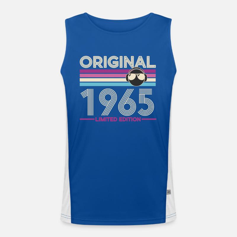 Originale limitierte Edition von 1965 Funktionelles Kontrast-Tank Top für Männer 