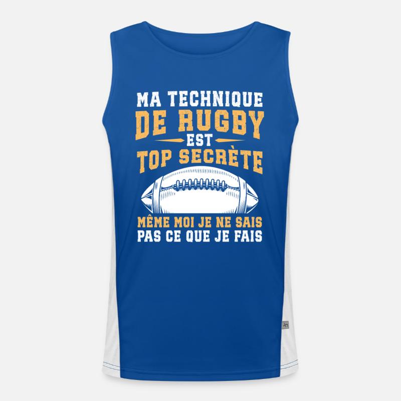 Ma Technique De Rugby Débardeur respirant contrasté Homme 