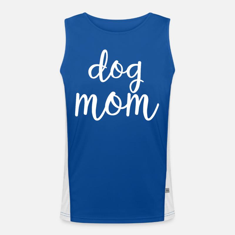 Hunde-Mama-Süßes Pfoten-Muttertags-Shirt Funktionelles Kontrast-Tank Top für Männer 