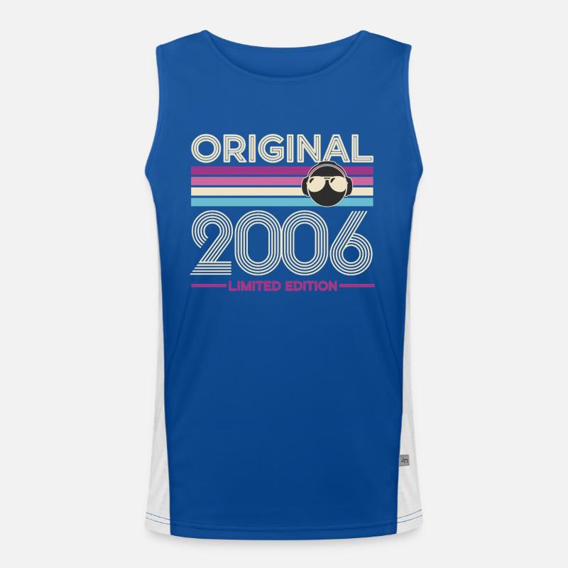 Original 2006 Édition Limitée Retro Débardeur respirant contrasté Homme 