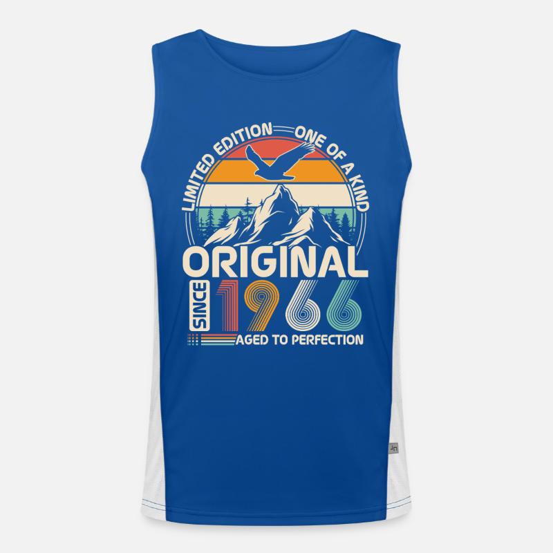 1966 Original Vintage Birthday Gift Men's Functional Contrast Tank Top 