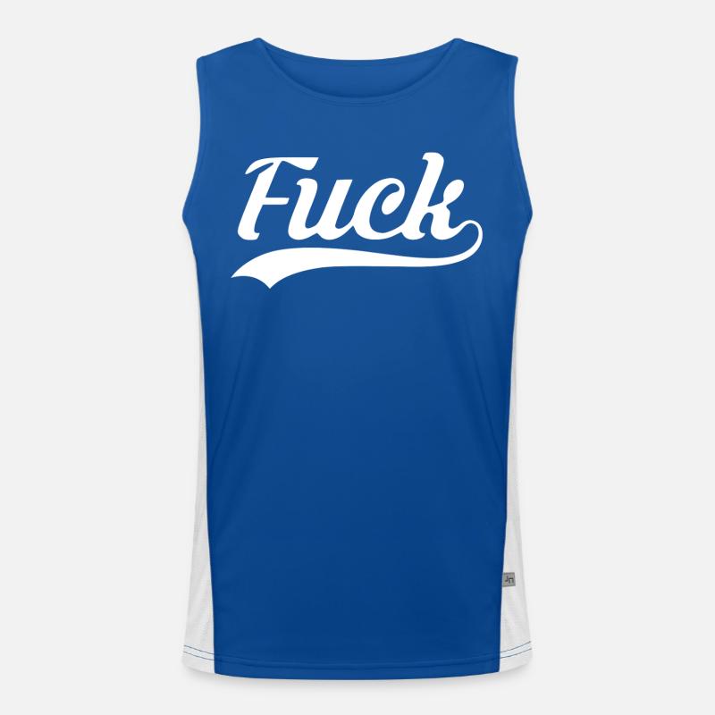 Merde au Rétro Script Débardeur respirant contrasté Homme 