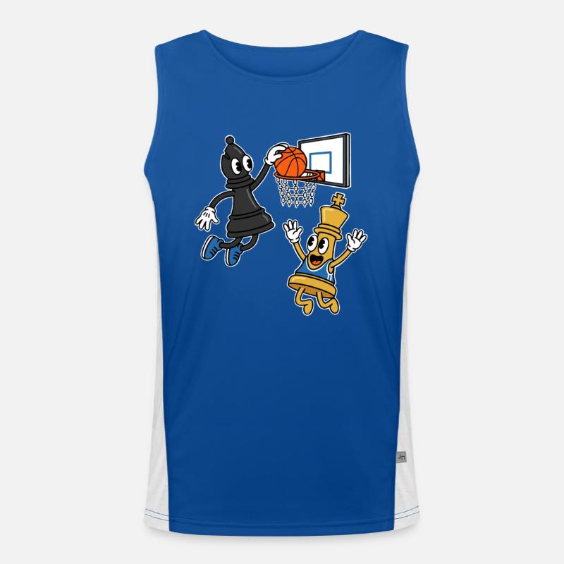 Checkmate Basketball Men's Functional Contrast Tank Top 