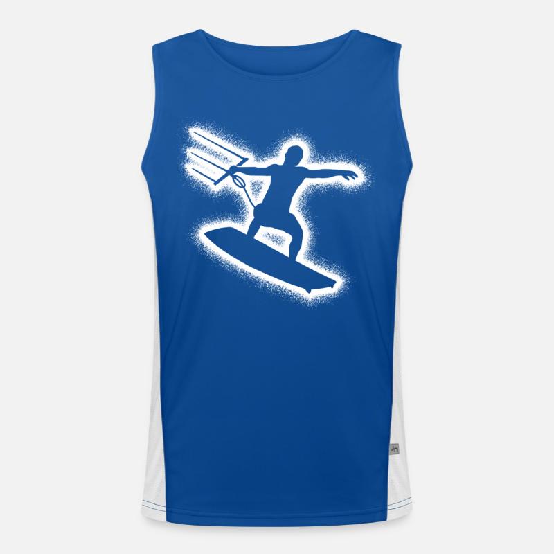 Kite Surfing Kitesurf Herren Kinder Kitesurfen Funktionelles Kontrast-Tank Top für Männer 