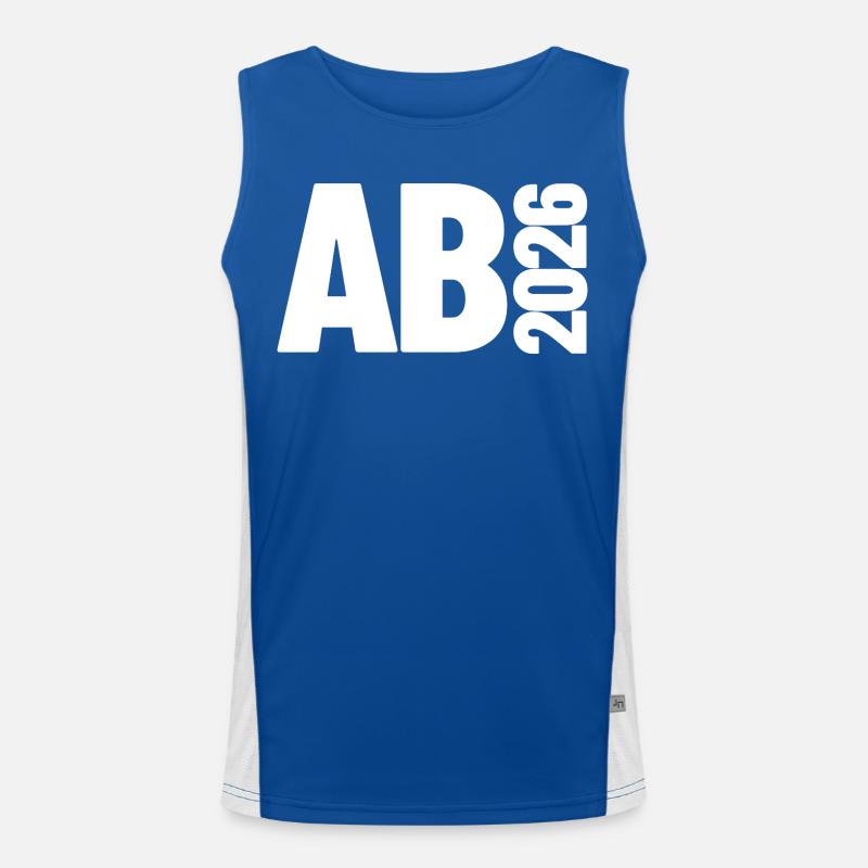 Abi 2026 - Abitur - Don | Conception minimale Débardeur respirant contrasté Homme 