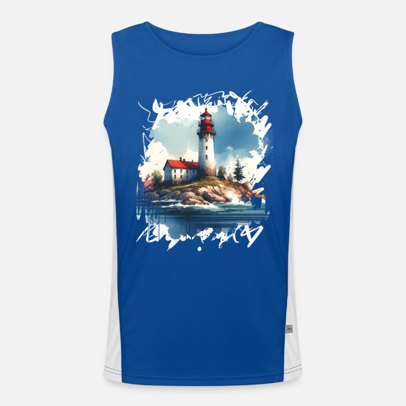 lighthouse Men's Functional Contrast Tank Top 
