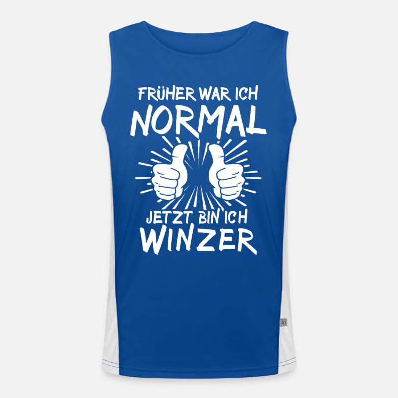 Winzer Funktionelles Kontrast-Tank Top für Männer 