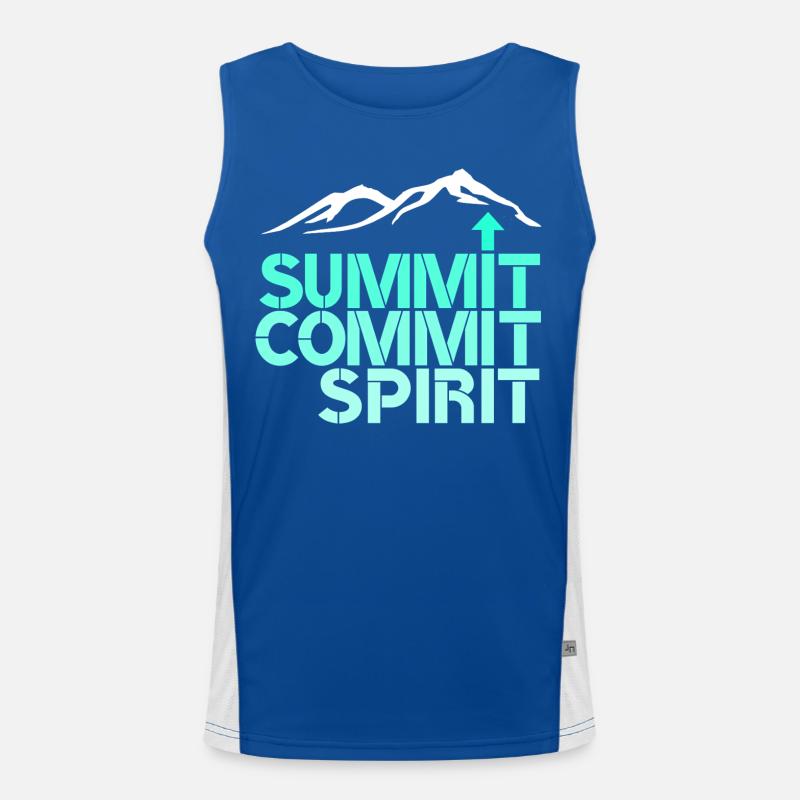 Spirit Commit Summit Men's Functional Contrast Tank Top 