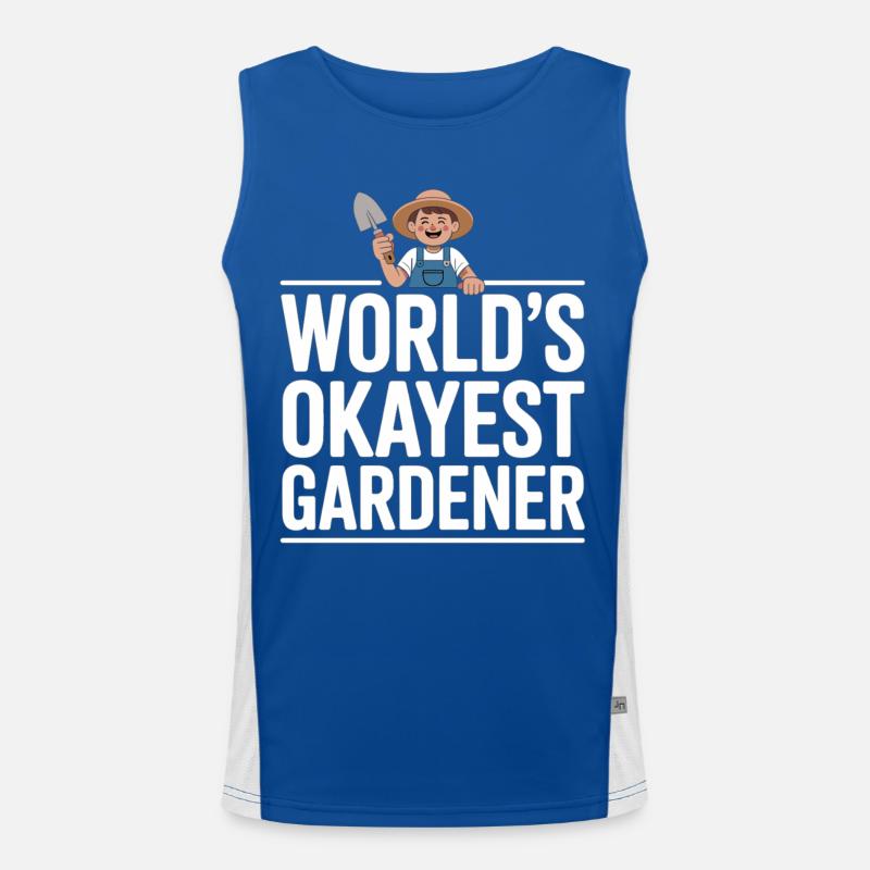 Gärtner Shirt Lustig Hobby Garten Geschenkidee Funktionelles Kontrast-Tank Top für Männer 