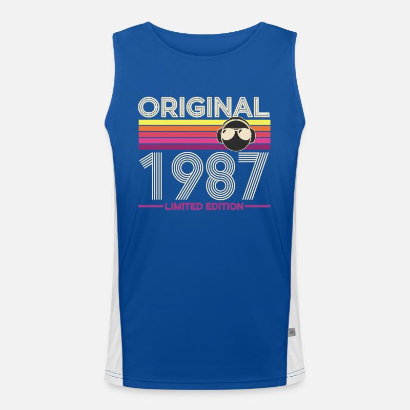 Original 1987 Limited Edition Men's Functional Contrast Tank Top 