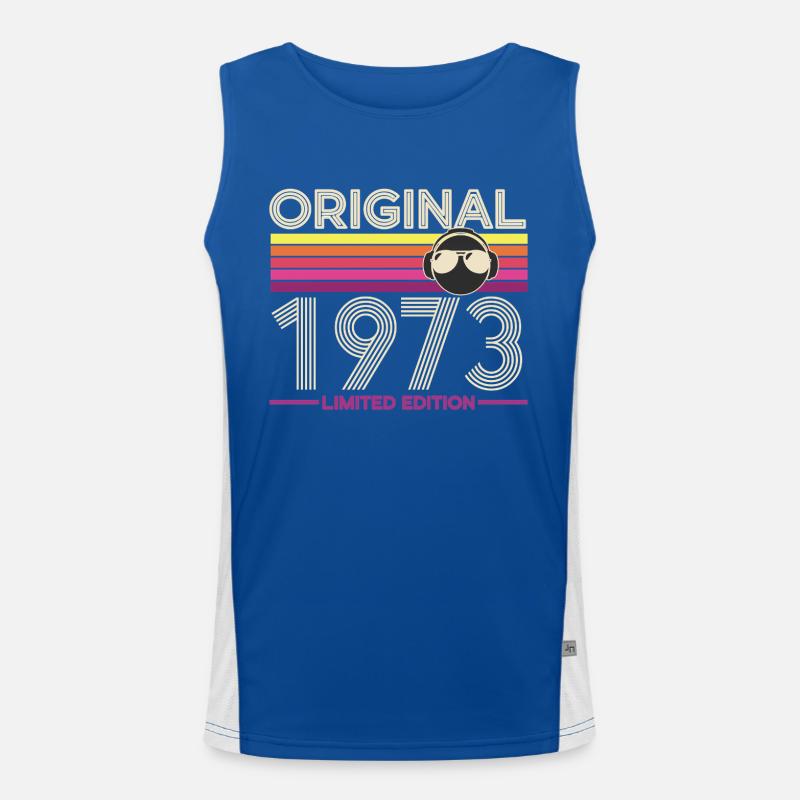 Original 1973 Édition limitée Débardeur respirant contrasté Homme 