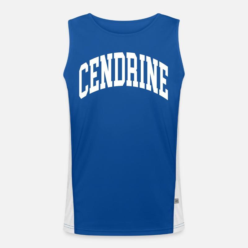 Cendrine Funktionelles Kontrast-Tank Top für Männer 