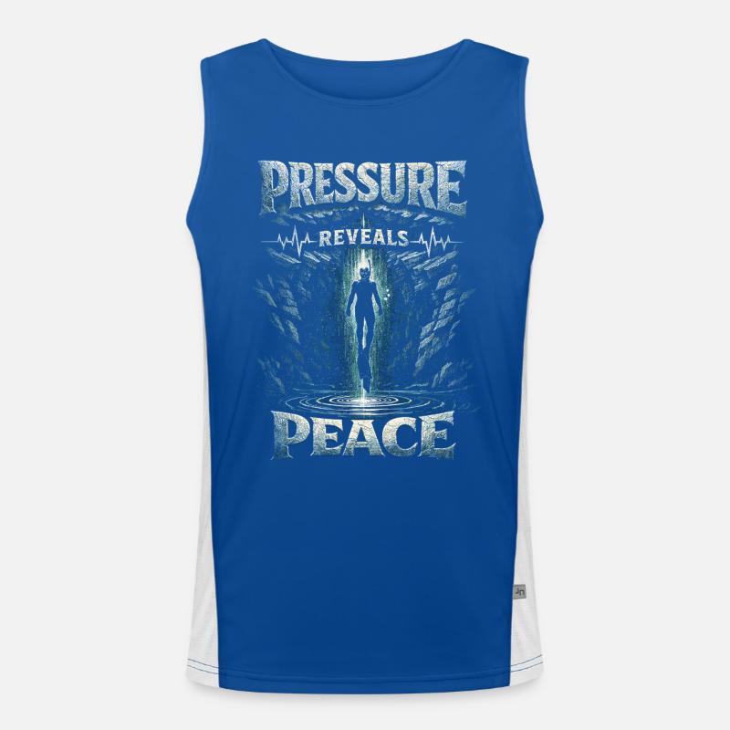 Apnoetauchen Freitauchen Funktionelles Kontrast-Tank Top für Männer 