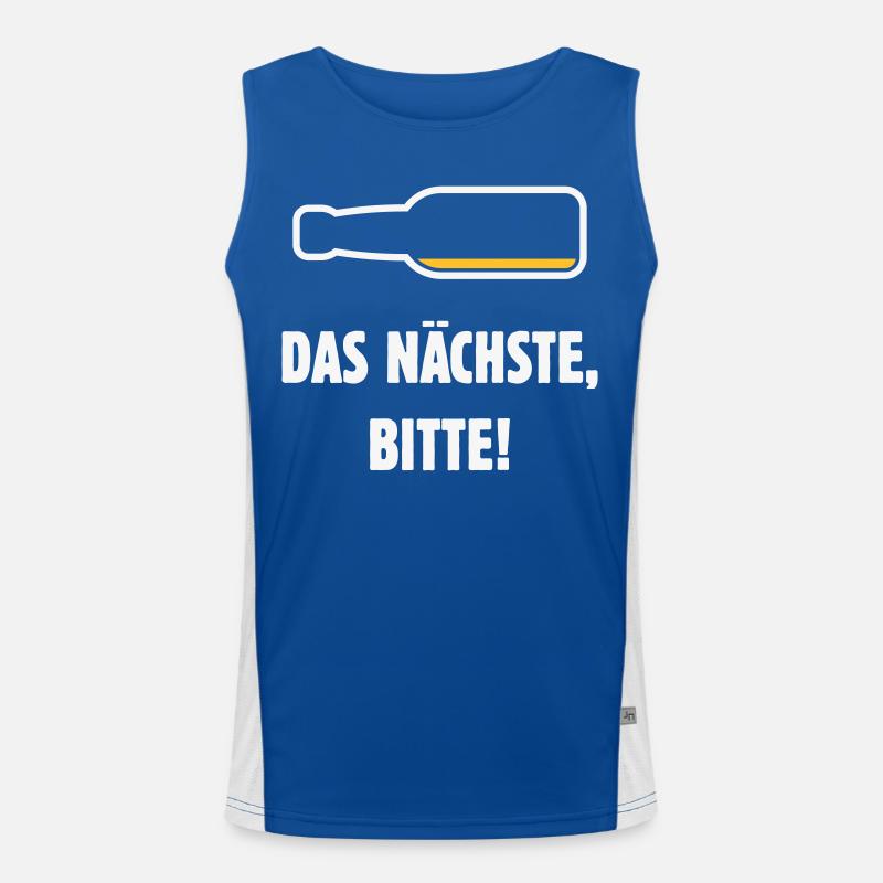Das Nächste, Bitte! (Bier / Bierchen / NEG 2C) Funktionelles Kontrast-Tank Top für Männer 